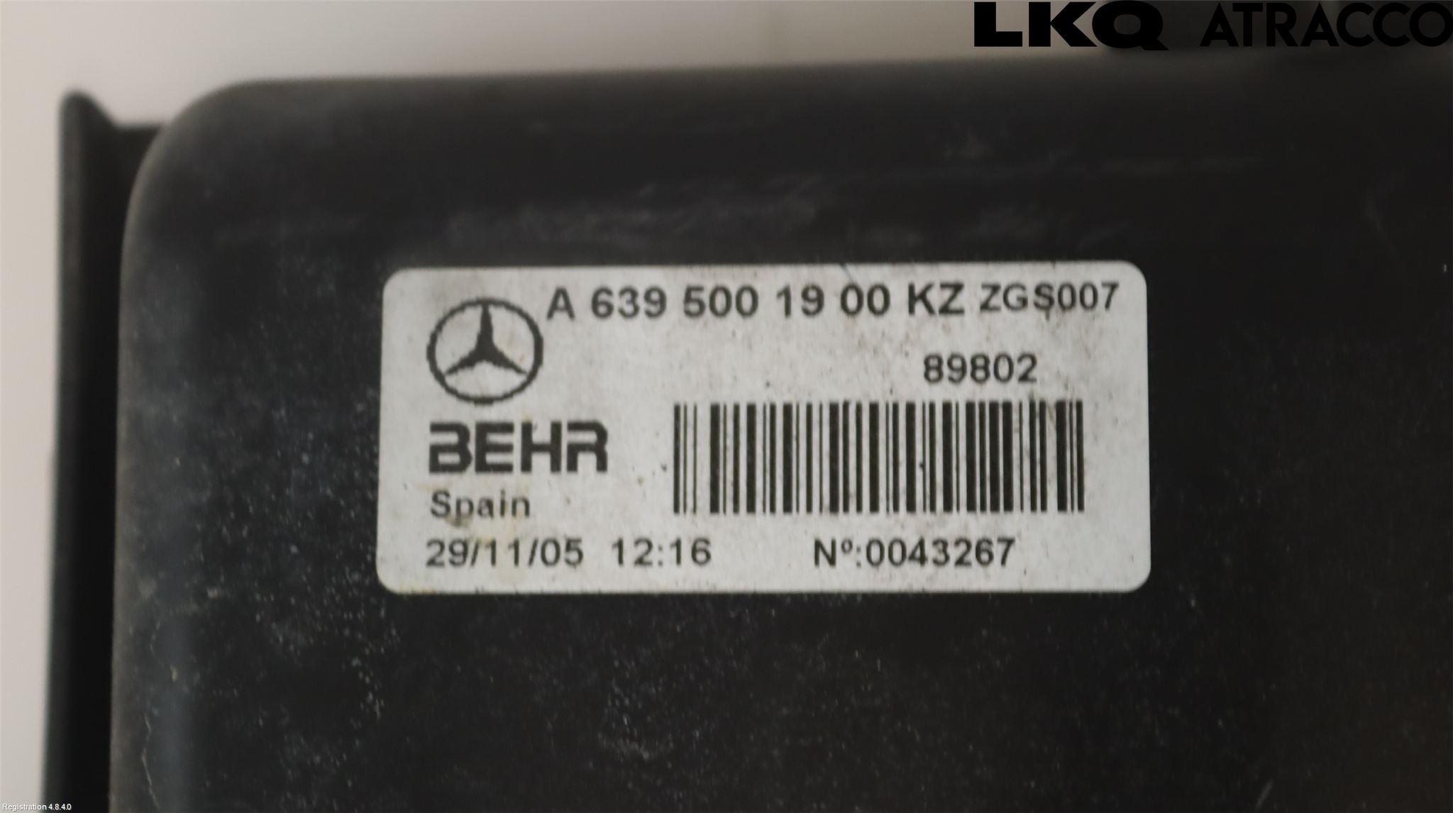 Mercedes-Benz MB VITO/VIANO (W639) 04-14 Kjølevifte-Radiator Hus-Kåpe