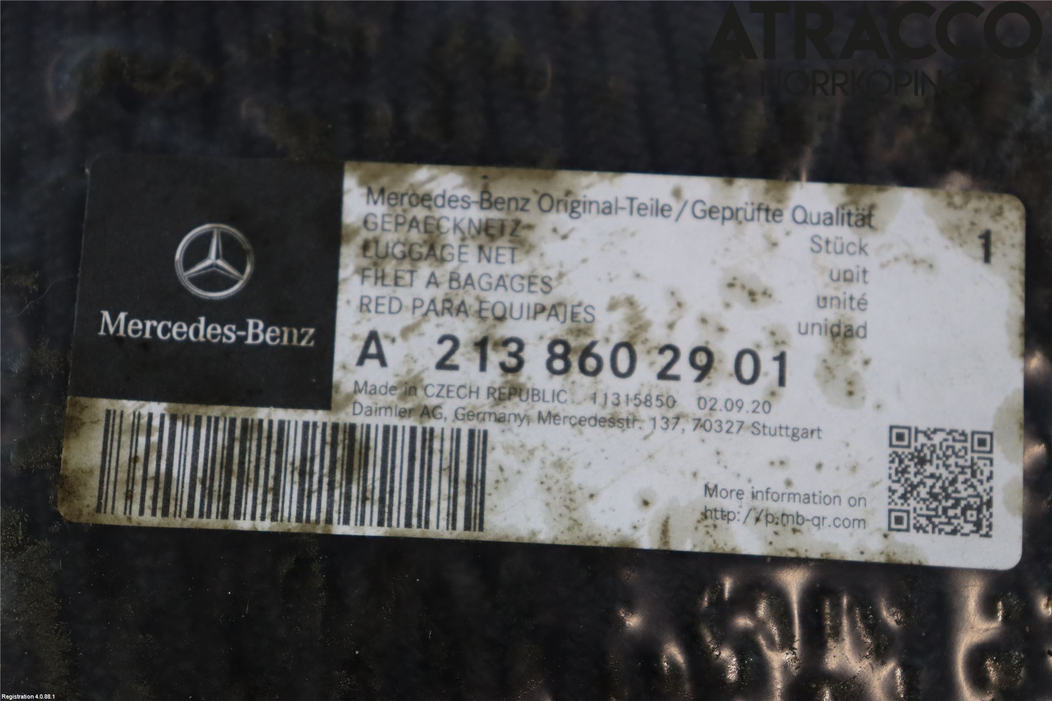 Mercedes-Benz MB C-KLASS (W205) 14-21 Innr Lastenett