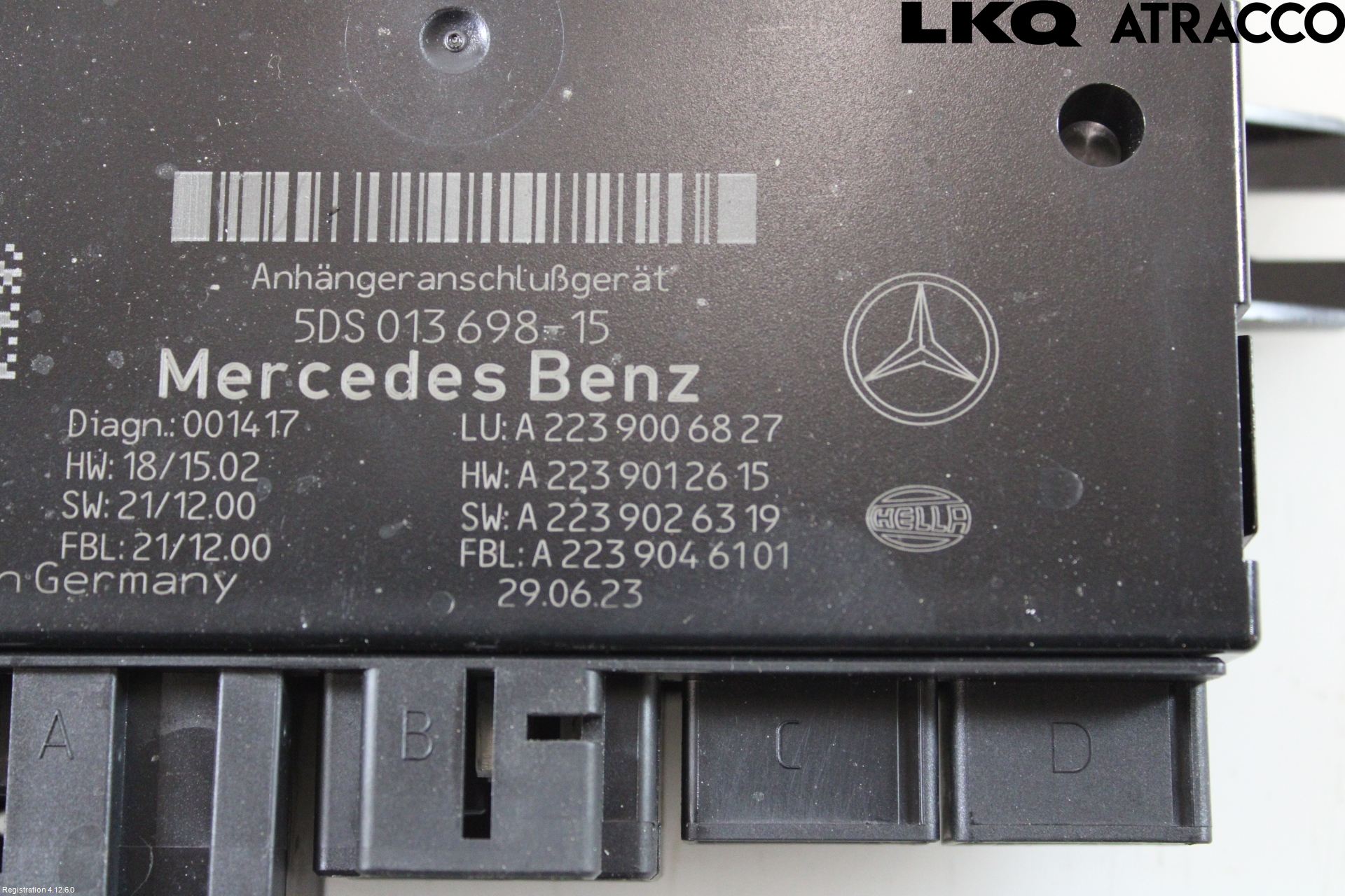 Mercedes-Benz MB C-KLASS (W206) 21- Styreenhet Tilhengerfeste