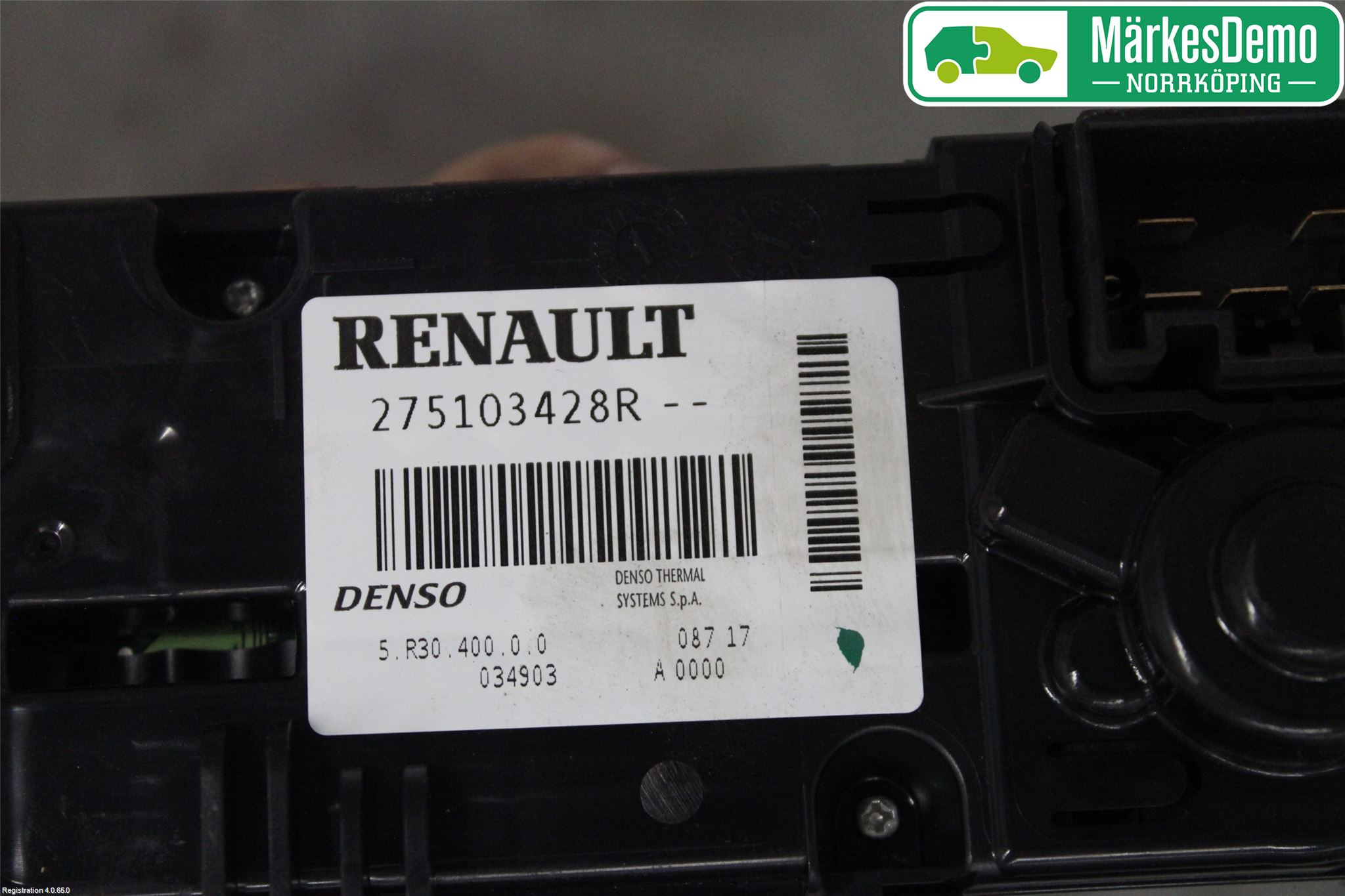 Mercedes-Benz MB CITAN (W415) 13-21 Varmeapparat Panel(Regulering)