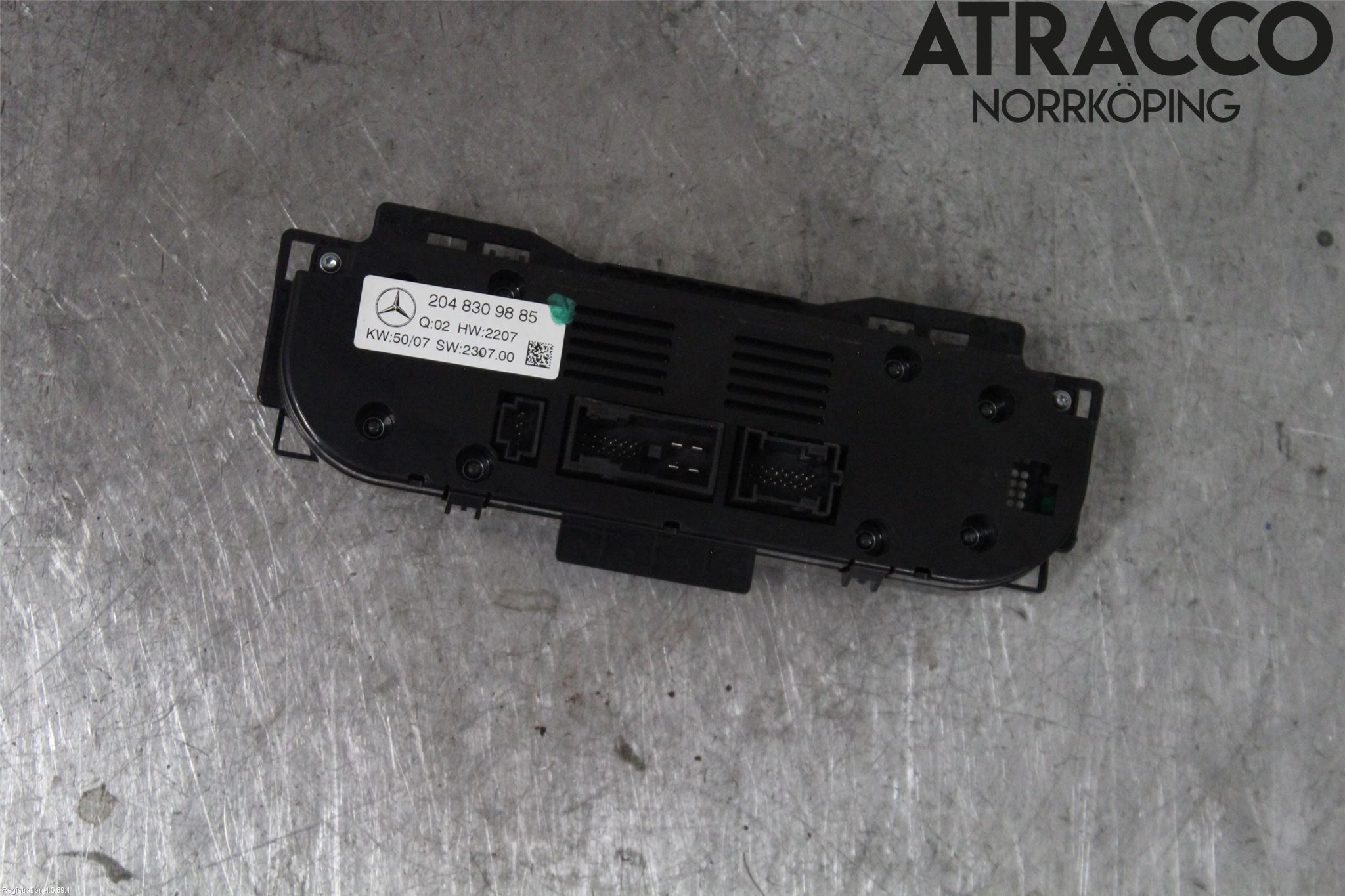 Mercedes-Benz MB C-KLASS (W204) 07-15 Varmeapparat Panel(Regulering)