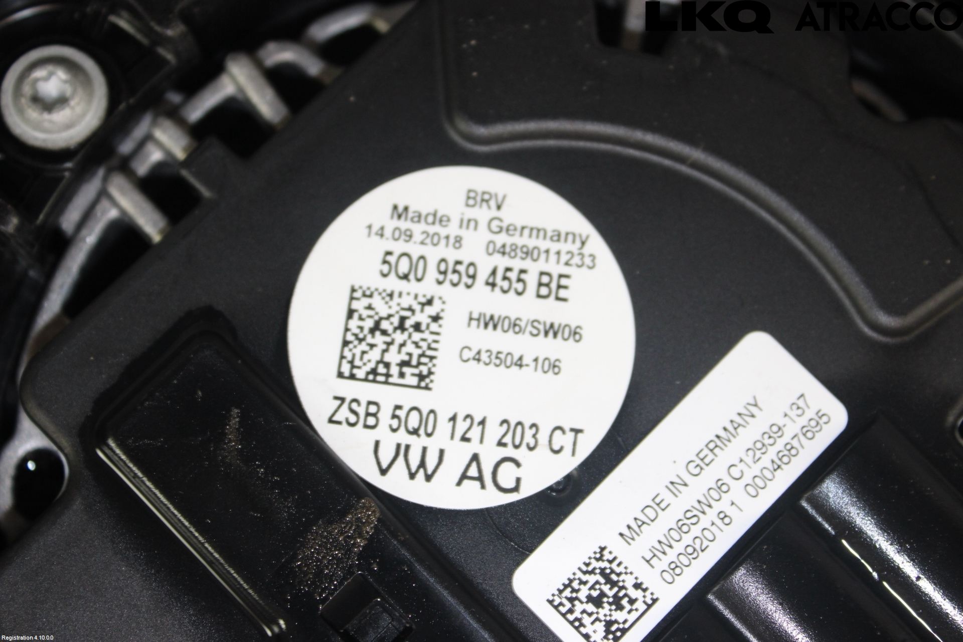 Volkswagen VW GOLF / E-GOLF VII 13-20 Kjølevifte Elektrisk