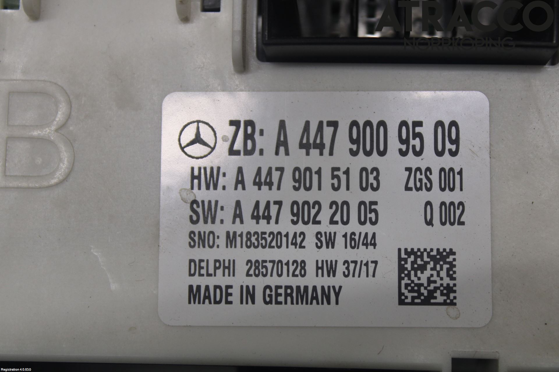 Mercedes-Benz MB VITO/V-KLASS (W640,W447,W448) 14- Styreenhet Øvrig