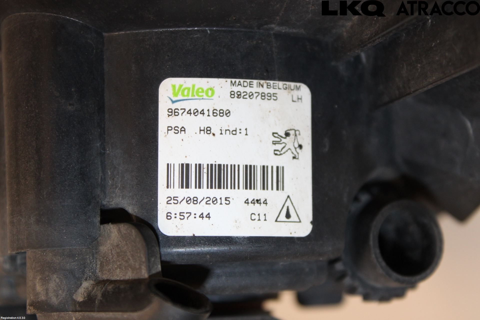 Peugeot 308 08-13 Frontlykt-Kurve-Tåkelys