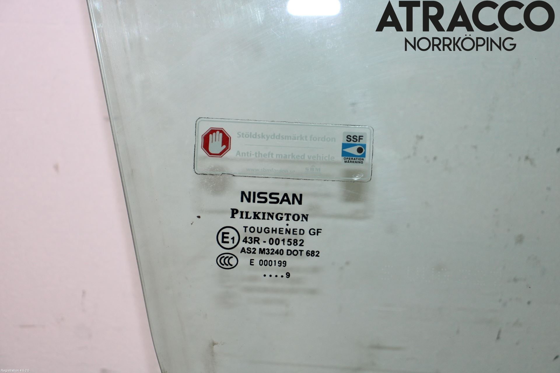Nissan QASHQAI   07-10 Dørrute Foran Høyre 4 Dørs