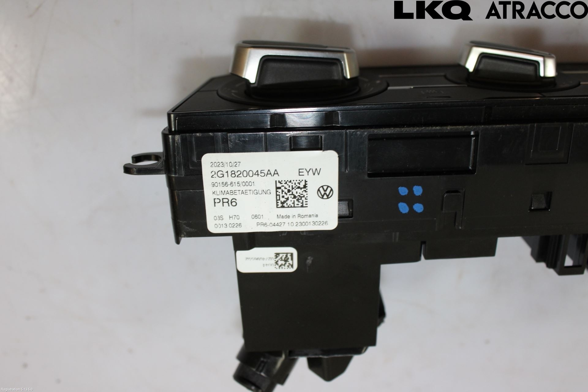 Volkswagen VW TAIGO 22- Varme Ac Betjening-Display