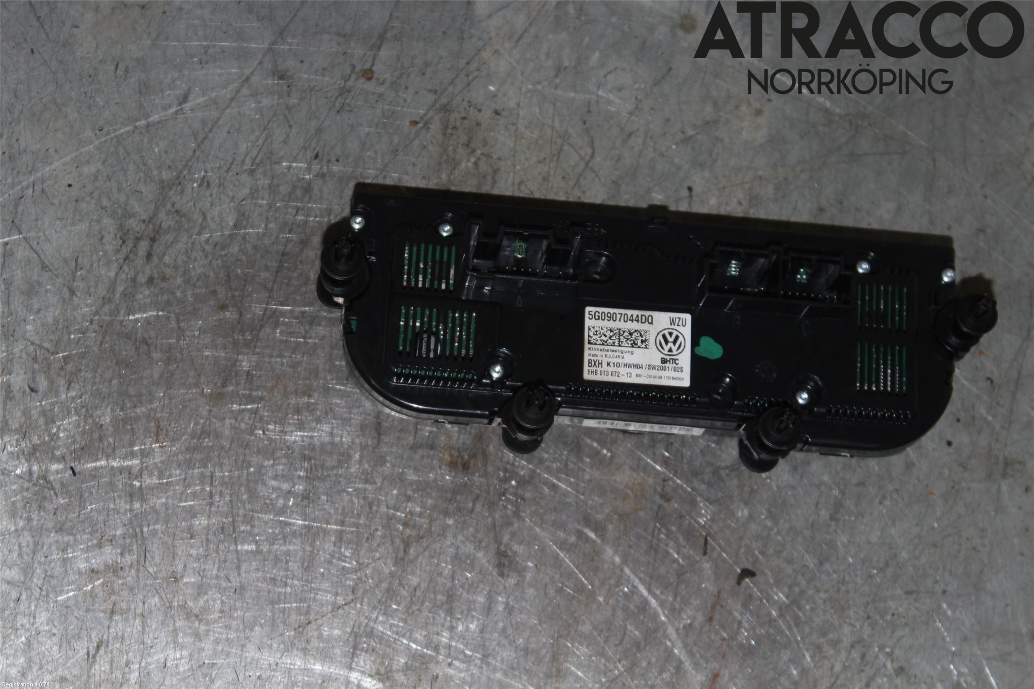 Volkswagen VW PASSAT 15-19 Varmeapparat Panel(Regulering)