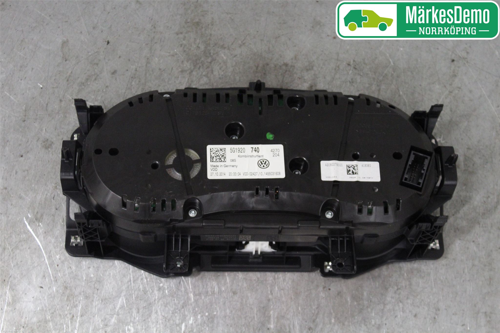 Volkswagen VW GOLF / E-GOLF VII 13-20 Instr Kombinert