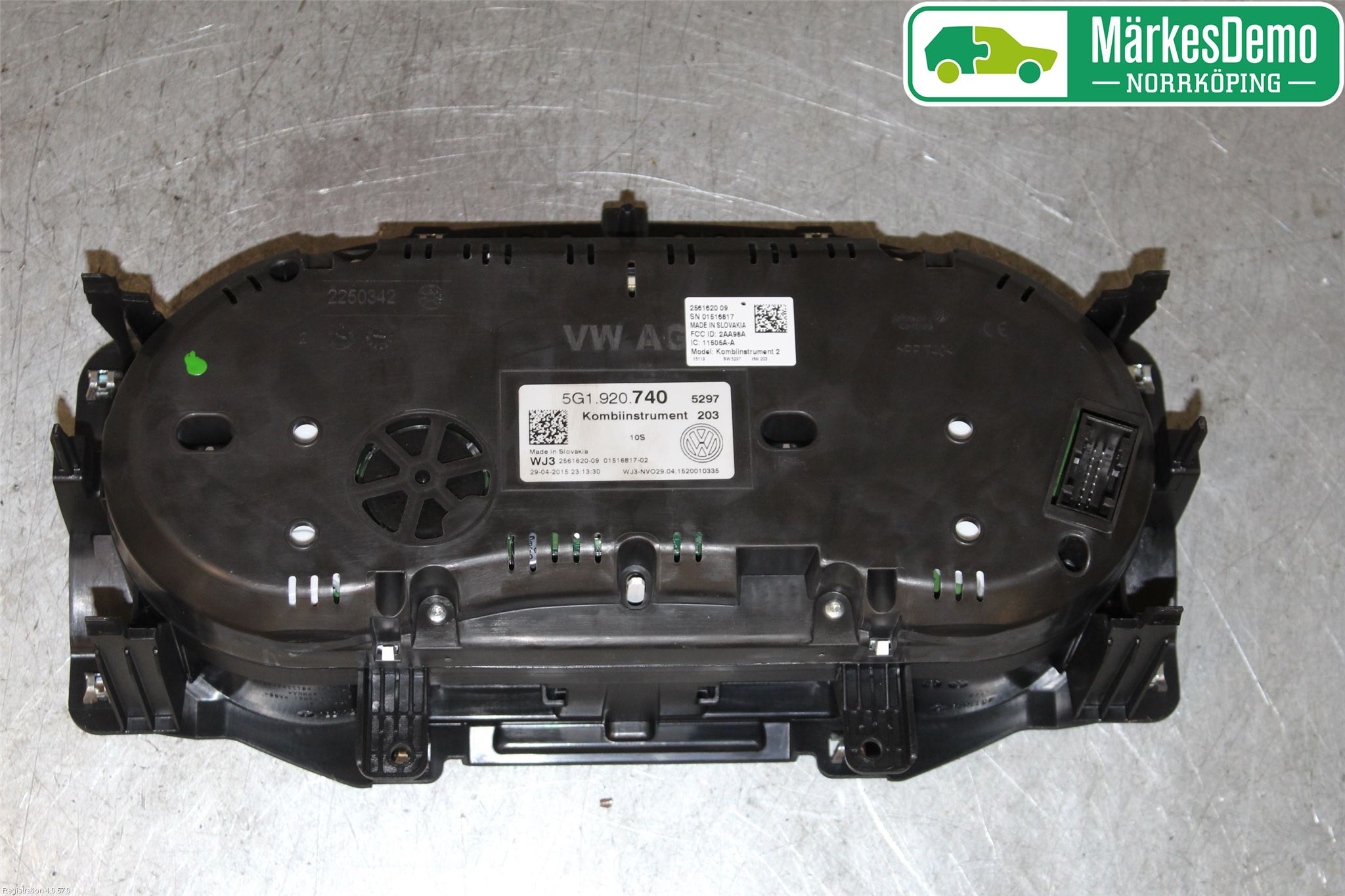 Volkswagen VW GOLF / E-GOLF VII 13-20 Instr Kombinert