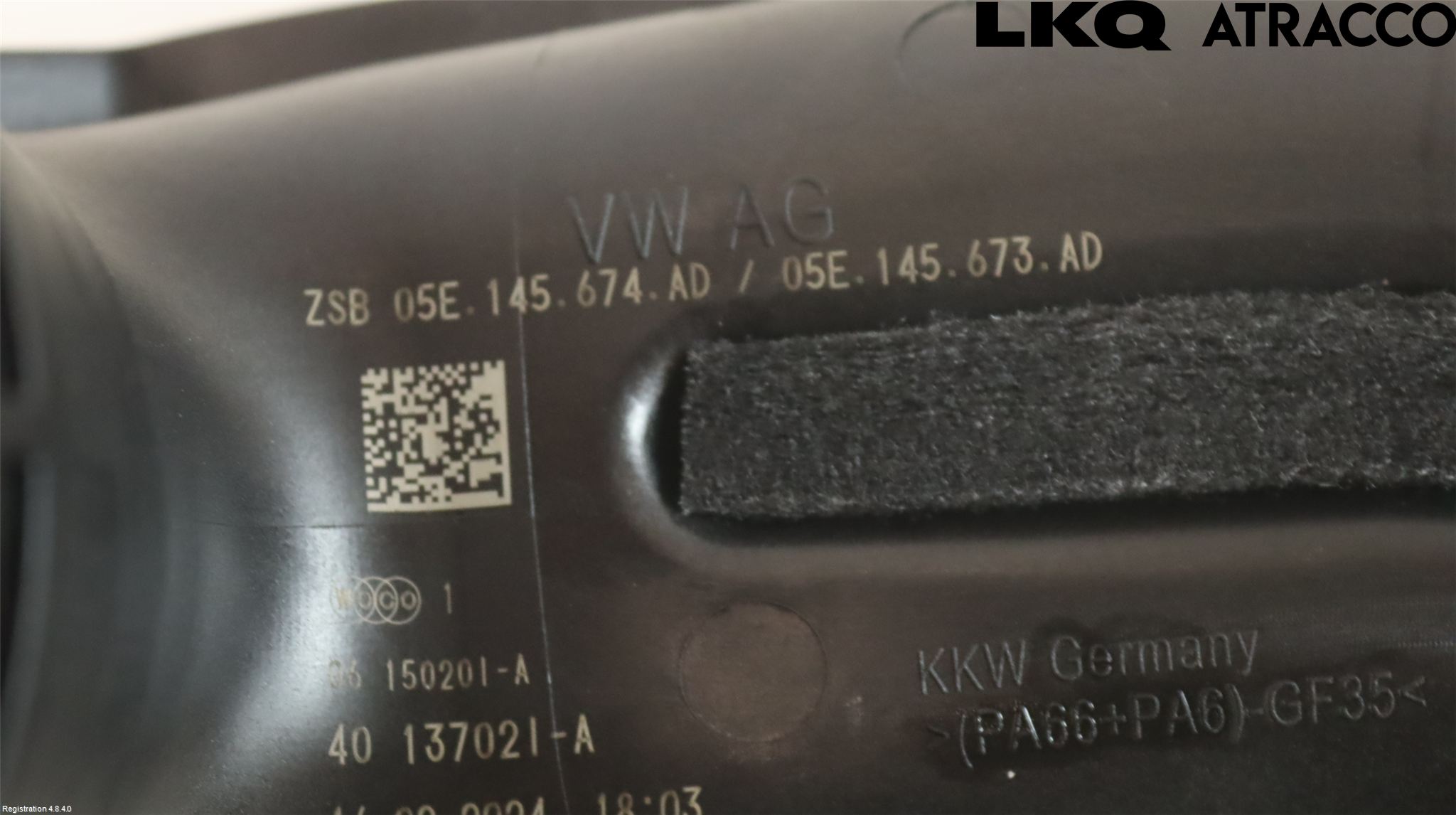 Volkswagen VW TIGUAN 24- Intercooler Rør-Slange