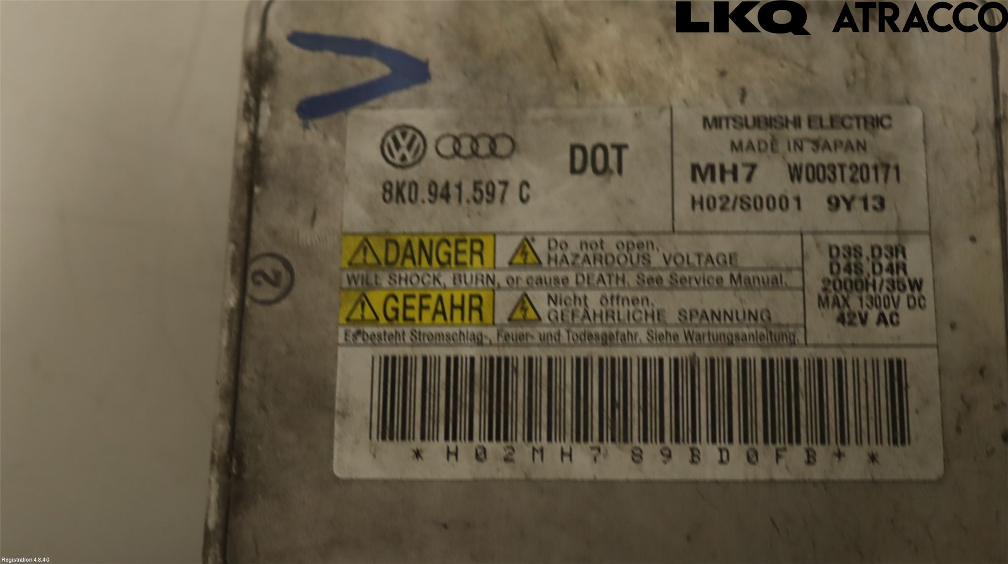 Audi A4/S4 08-11 Styreenhet Xenon
