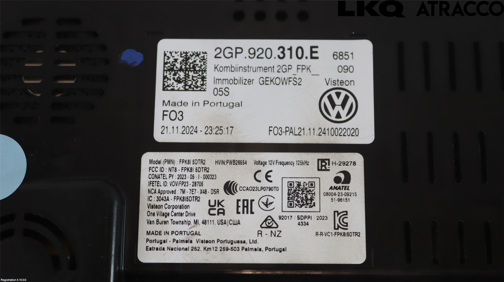 Volkswagen VW T-CROSS 19- Instr Kombinert