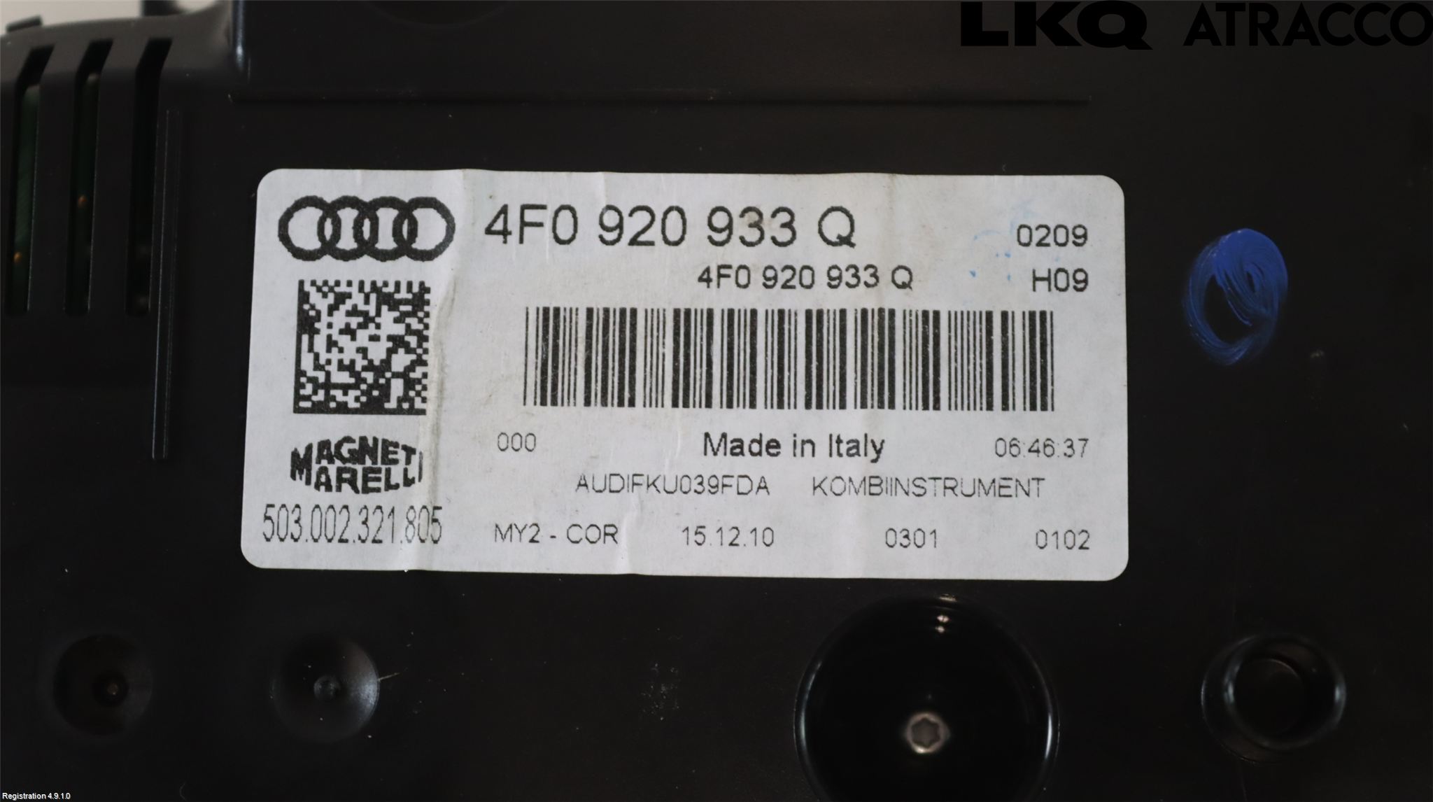 Audi A6/S6     05-11 Instr Kombinert