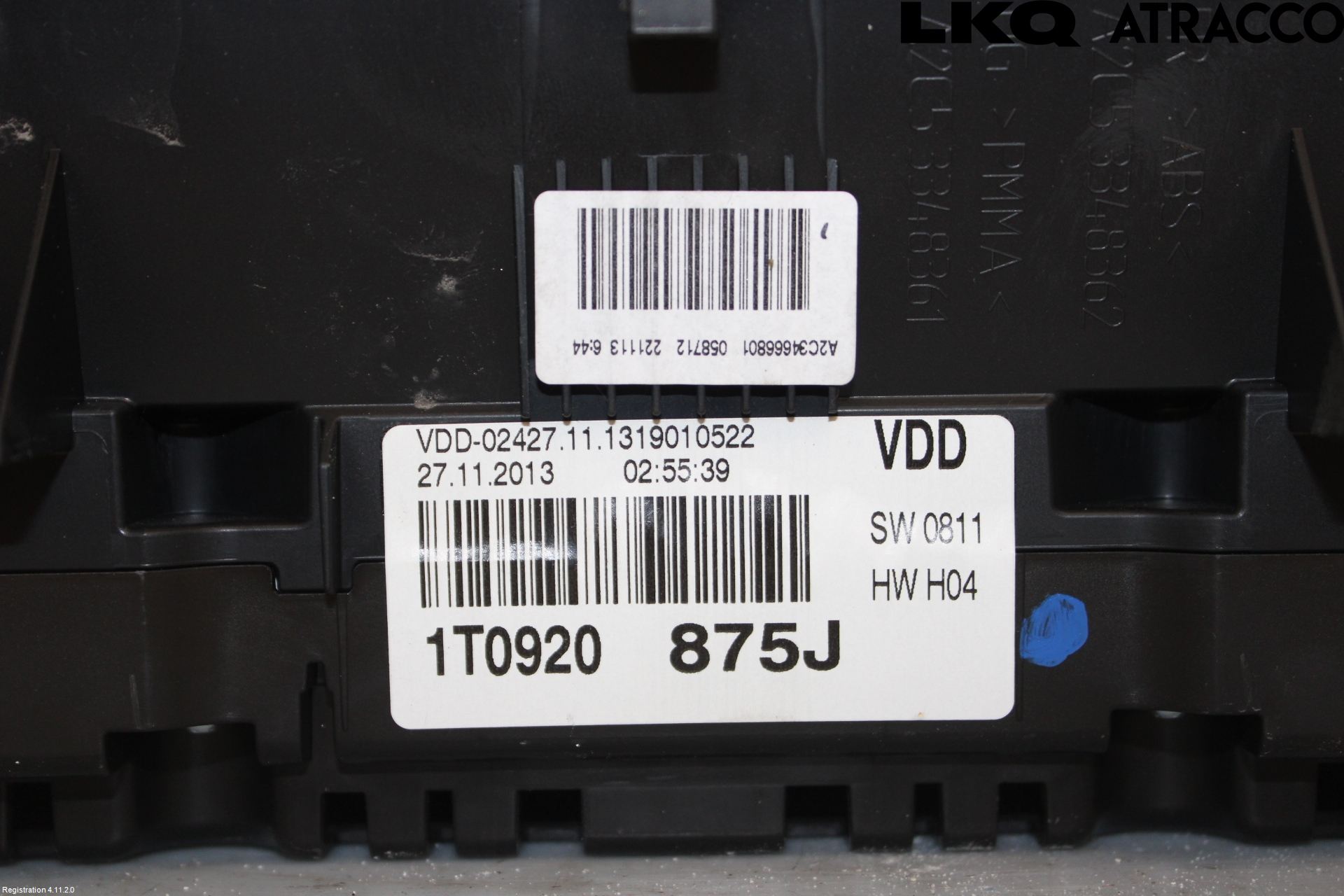 Volkswagen VW TOURAN 10-15 Instr Kombinert