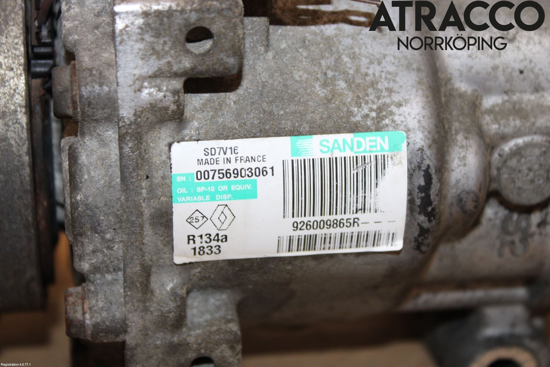 Nissan QASHQAI+2  08-10 Varme Ac Kompressor