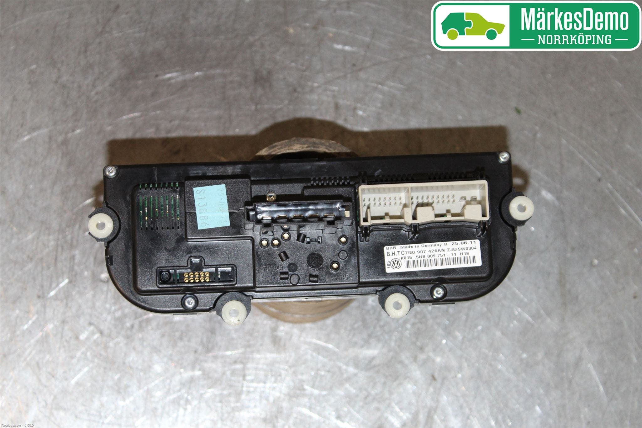 Volkswagen VW GOLF VI 09-13 Varmeapparat Panel(Regulering)