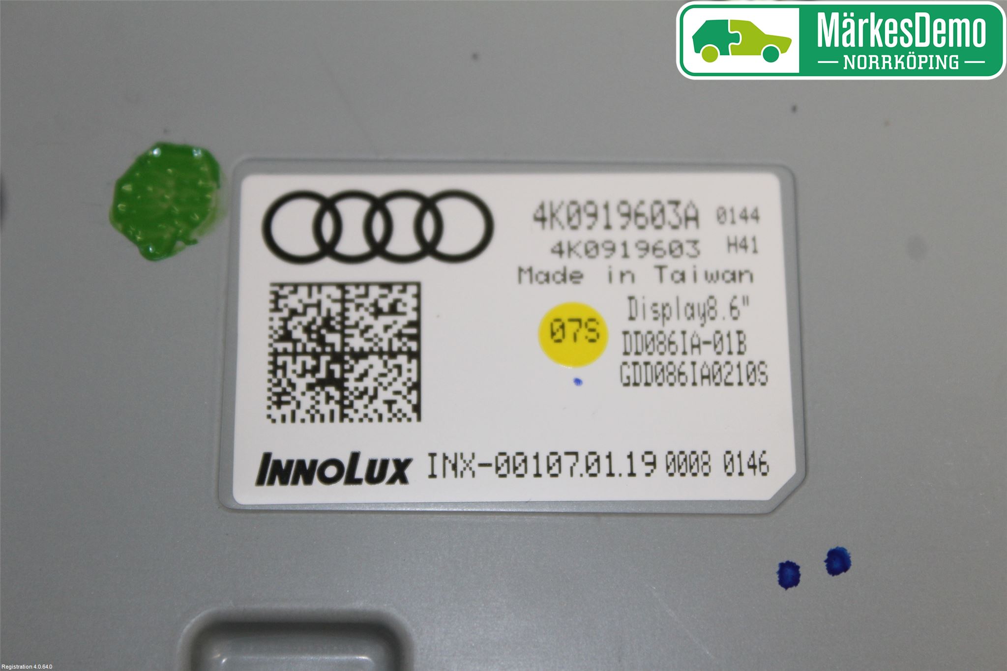 Audi A6 F2/C8 19- Instr Varselys - Display