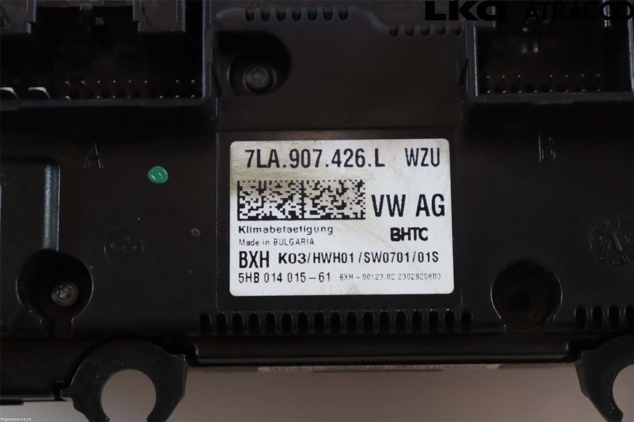 Volkswagen VW TRANSP/CARAVELLE (T6) 16-22 Varmeapparat Panel(Regulering)