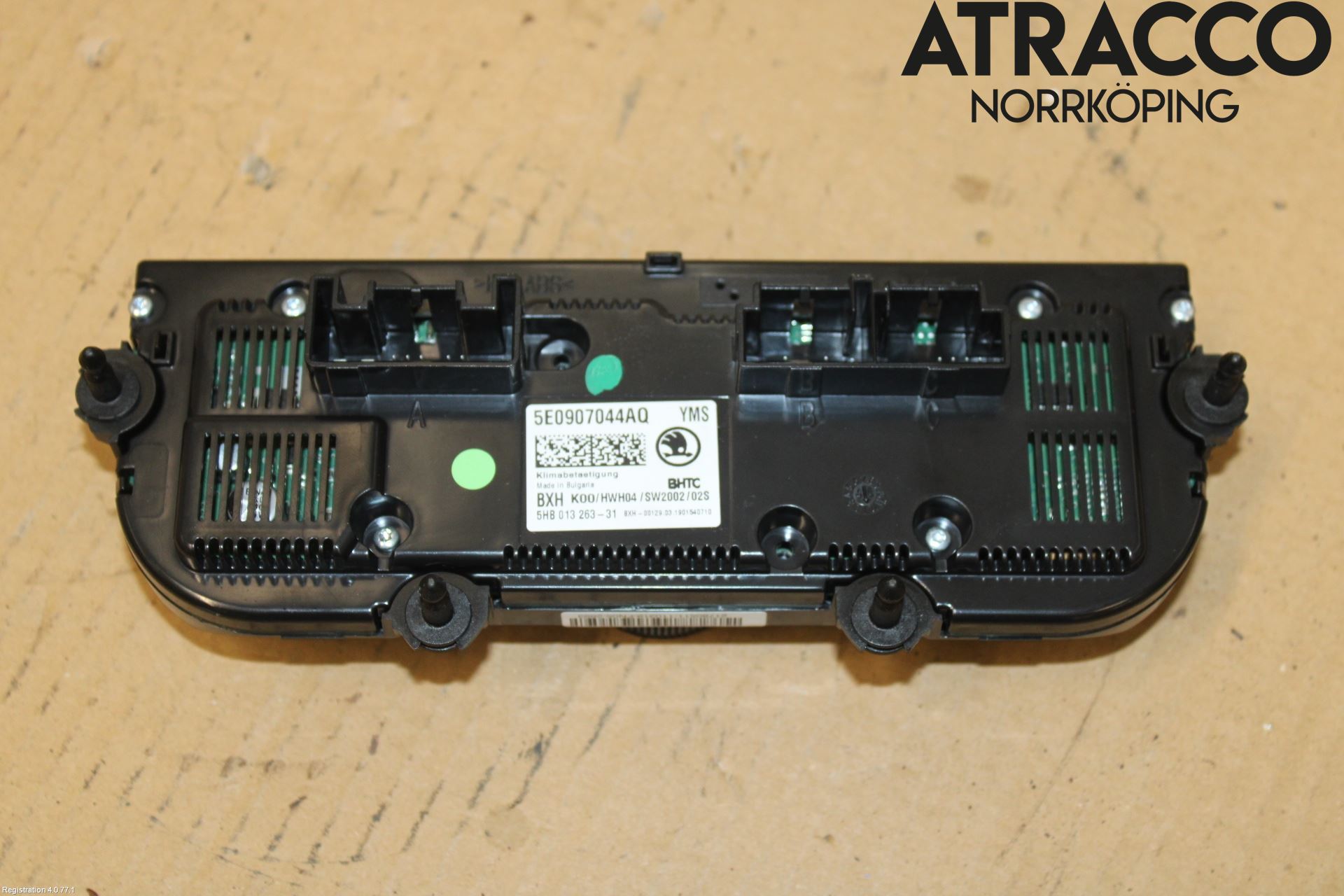 Skoda OCTAVIA (5E) 13-20 Varmeapparat Panel(Regulering)