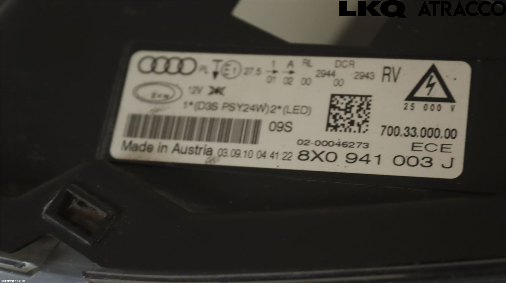 Audi A1/S1 11-18 Frontlykt Venstre