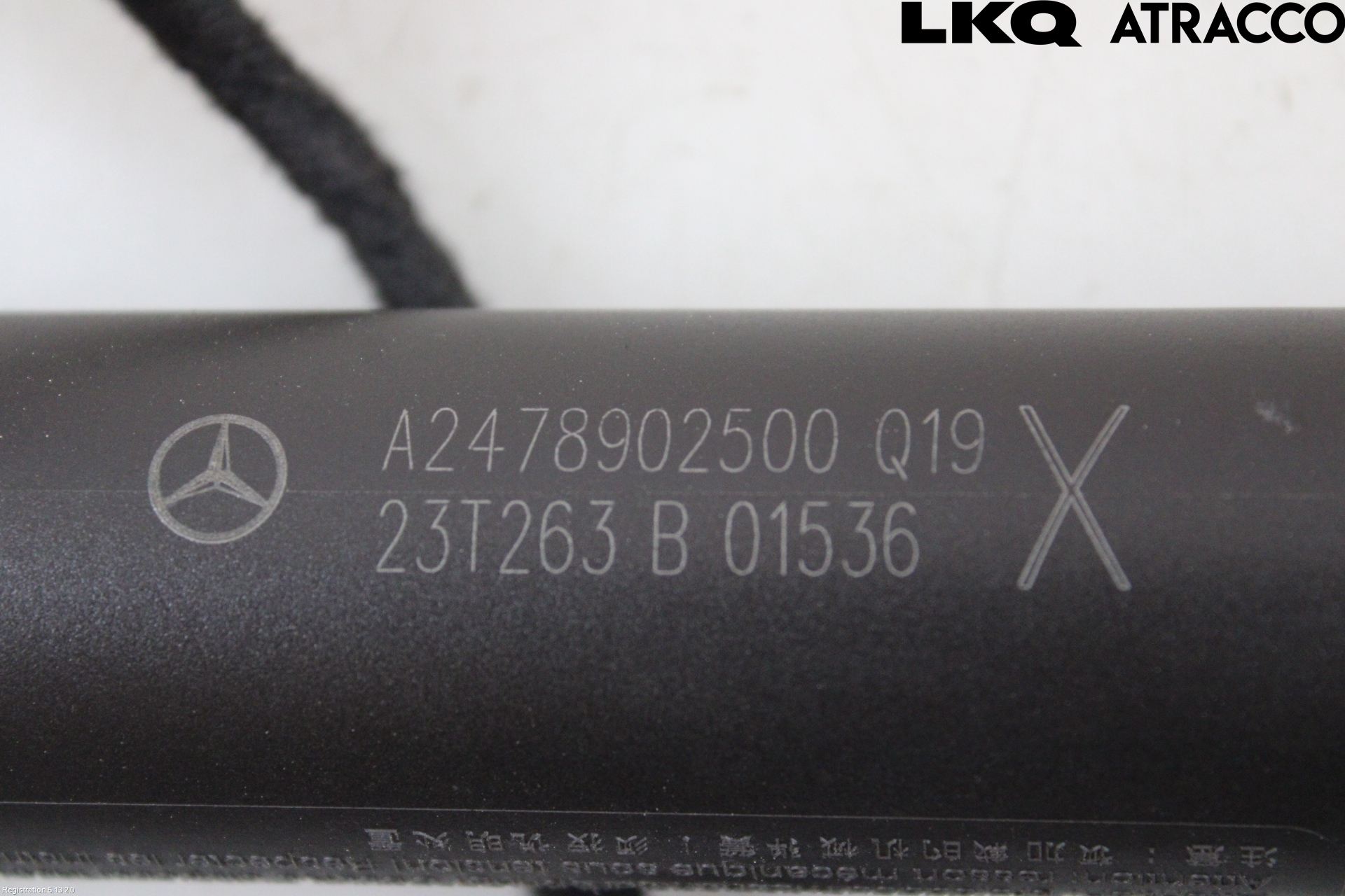 Mercedes-Benz MB EQB (X243) 22- Bakluke Demper-Gassfjær