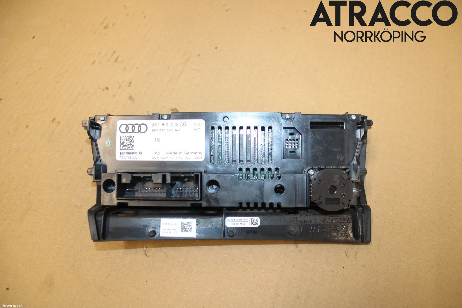 Audi A4 12-15 Varmeapparat Panel(Regulering)