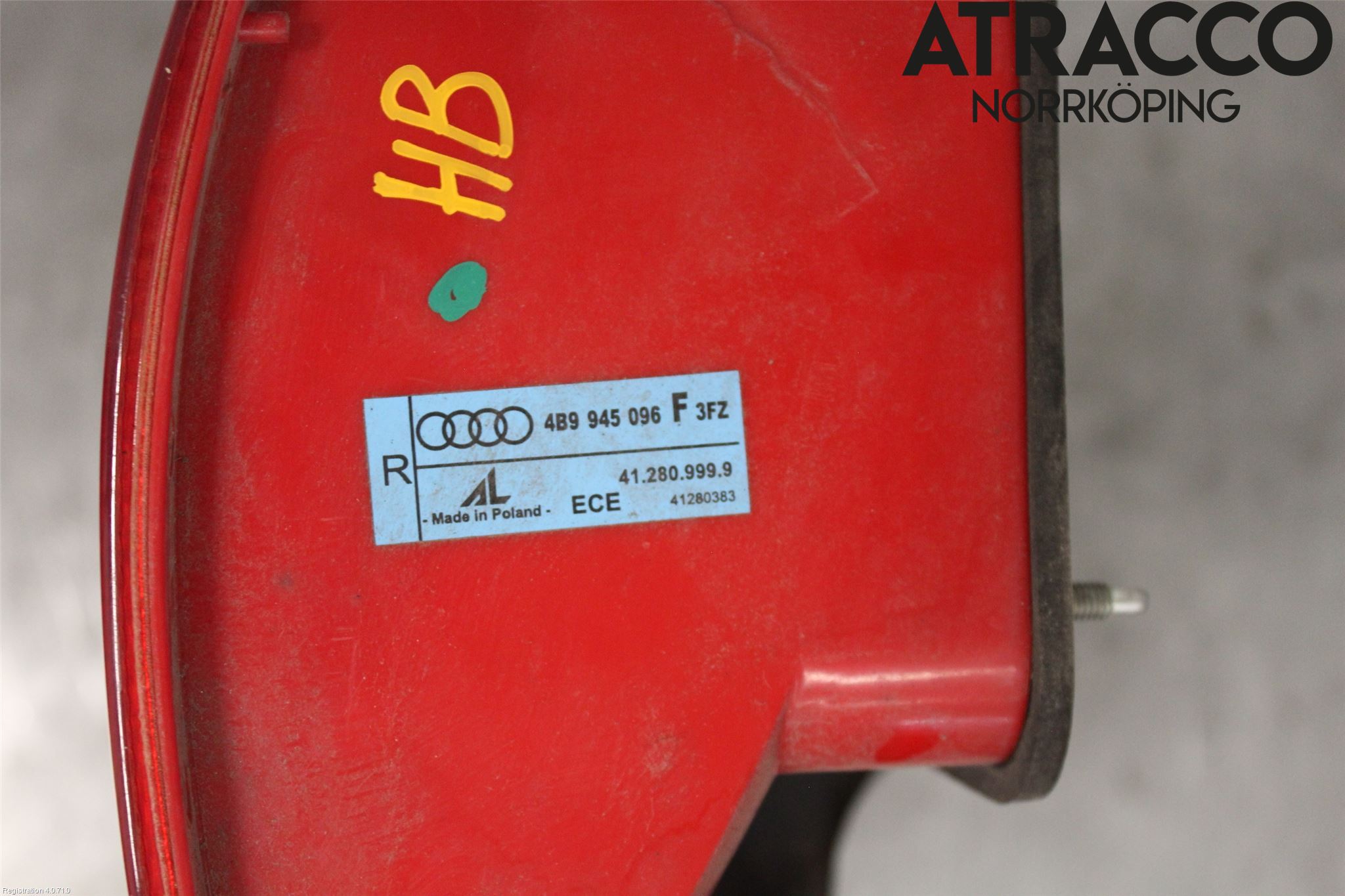 Audi A6/S6     97-05 Baklykt Høyre