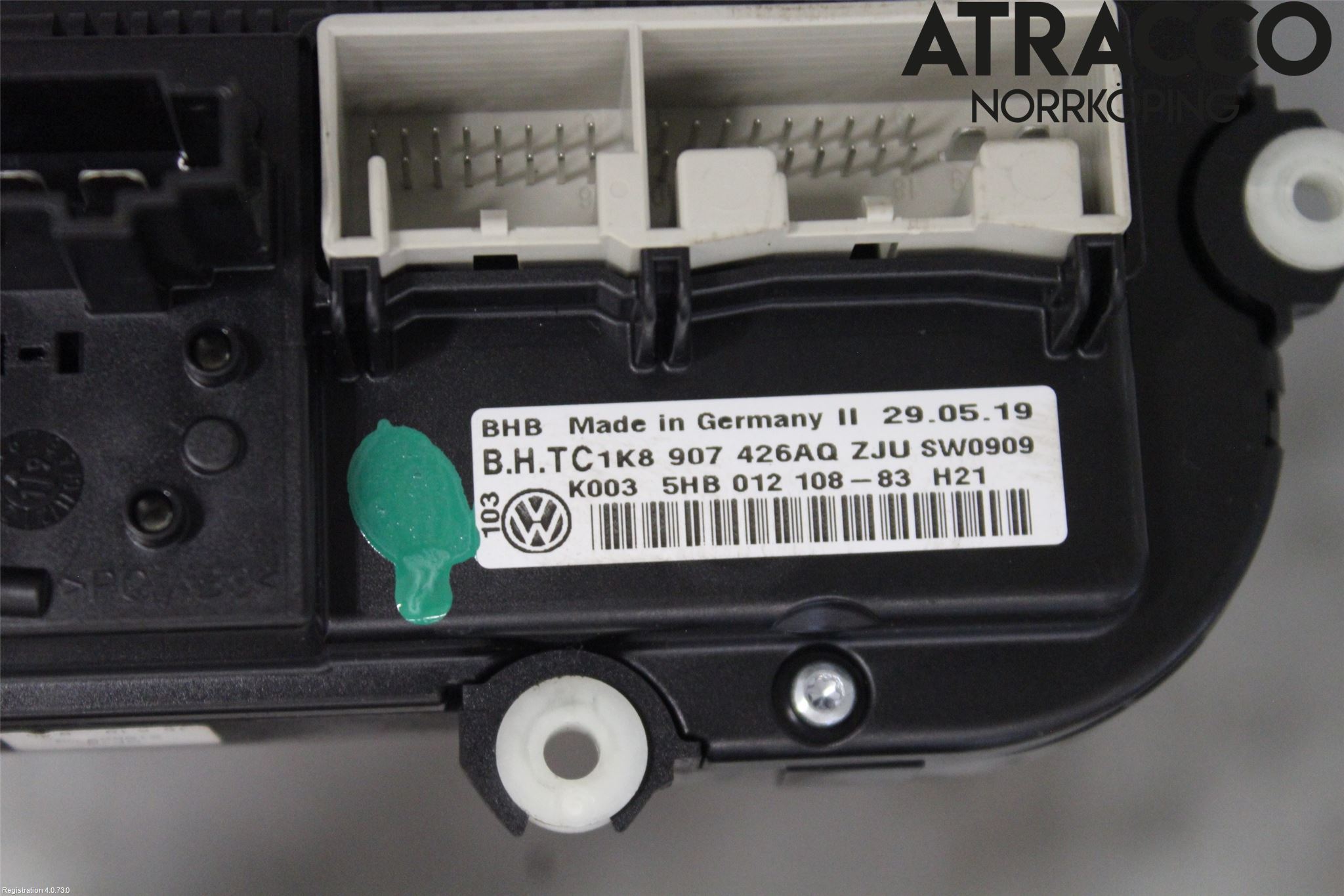 Volkswagen VW CADDY 16-20 Varmeapparat Panel(Regulering)
