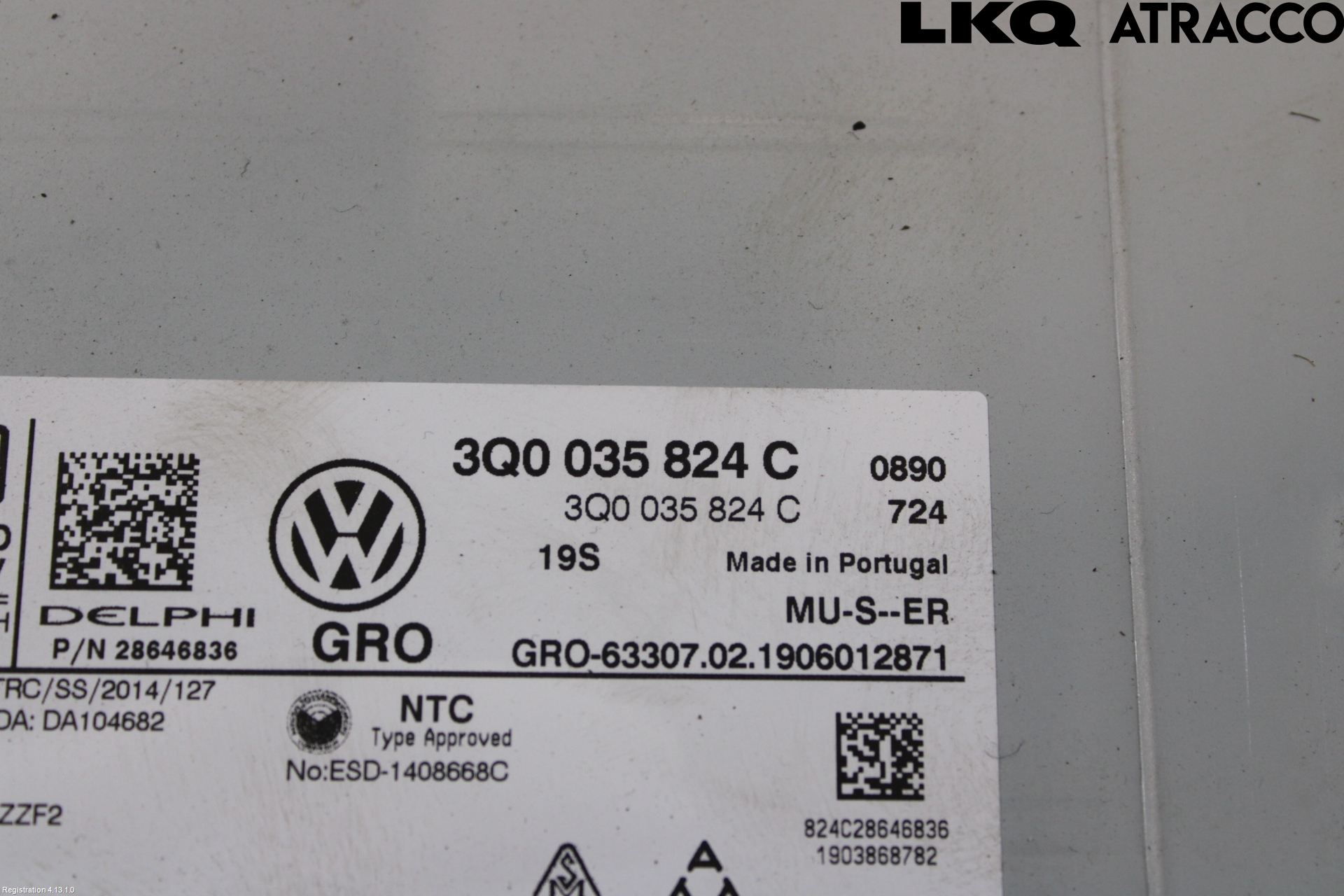 Volkswagen VW TIGUAN 16-24 Stereo Radio Med Cd