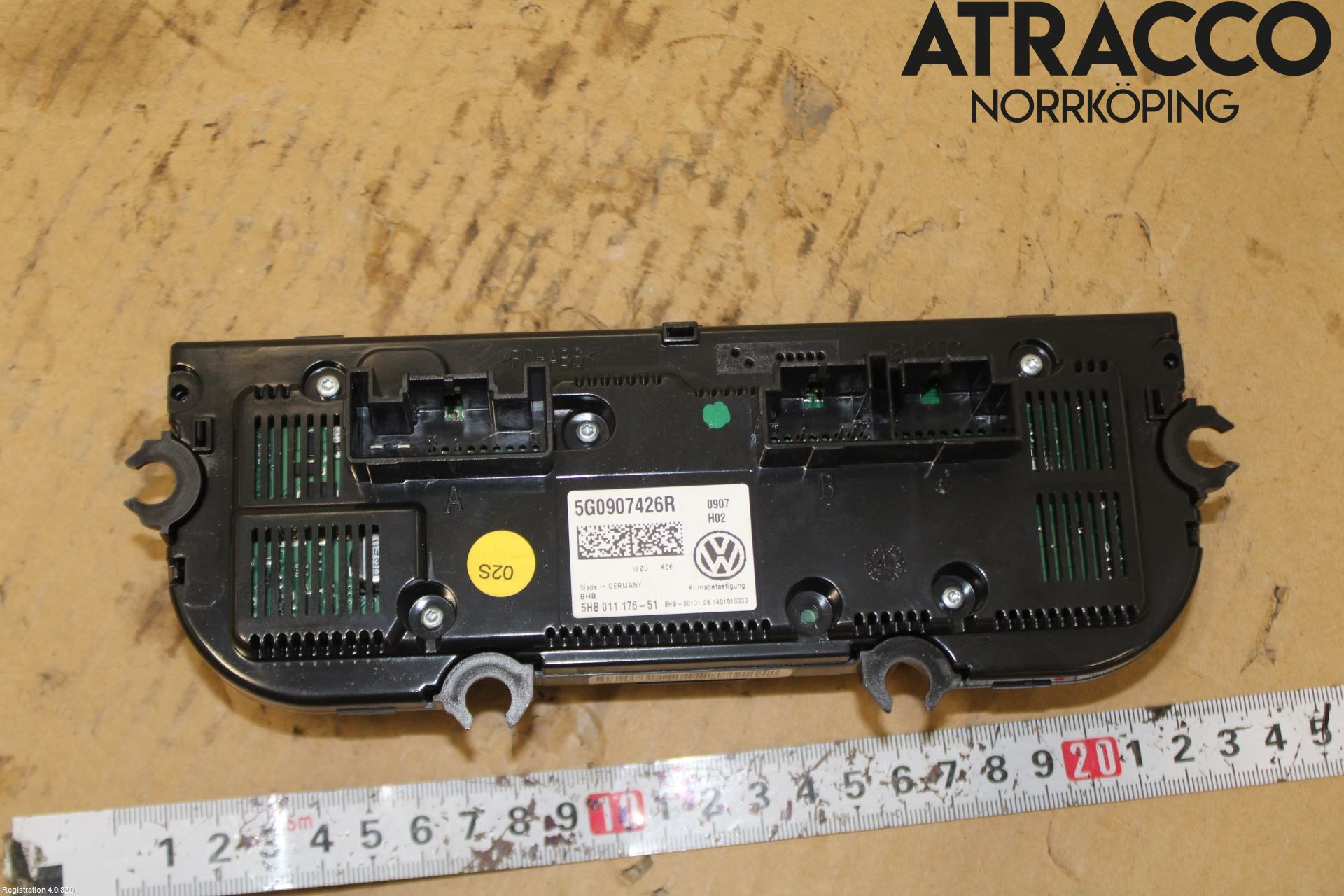 Volkswagen VW GOLF / E-GOLF VII 13-20 Varmeapparat Panel(Regulering)