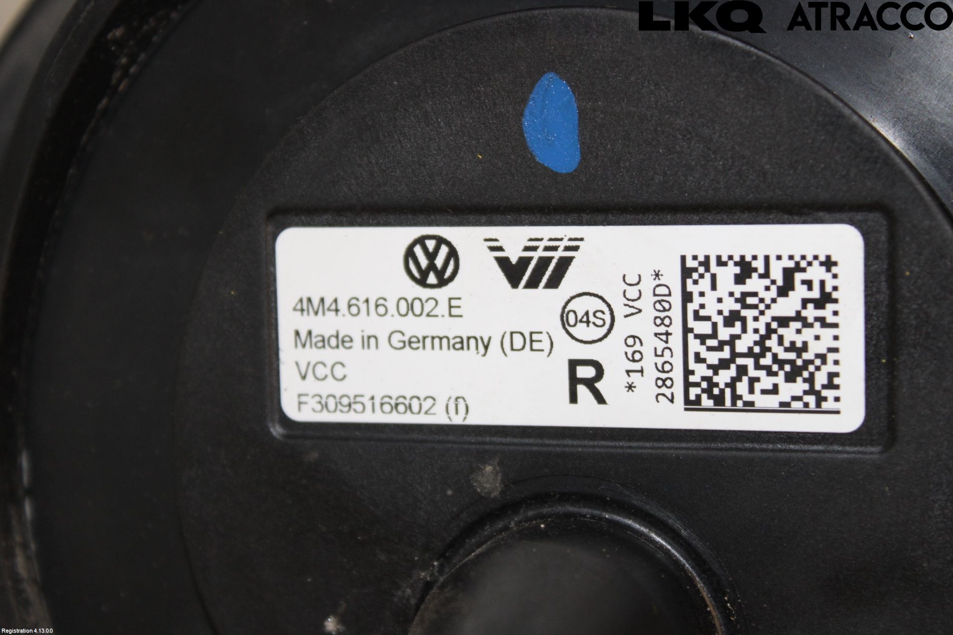 Volkswagen VW TOUAREG CR 18- Nivåreg Belg - Luftpute