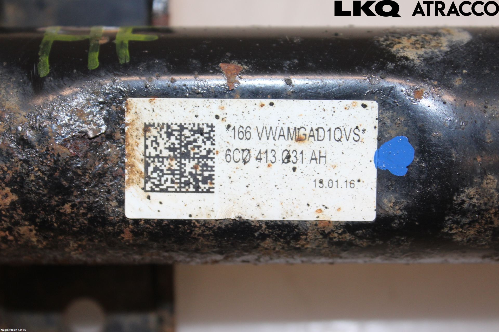 Volkswagen VW POLO 10-17 Fjærbein Foran Høyre