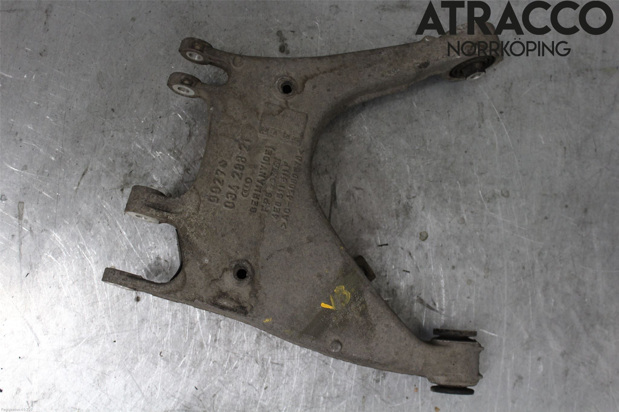 Audi A8/S8 4E  02-09 Bærearm Bak Venstre