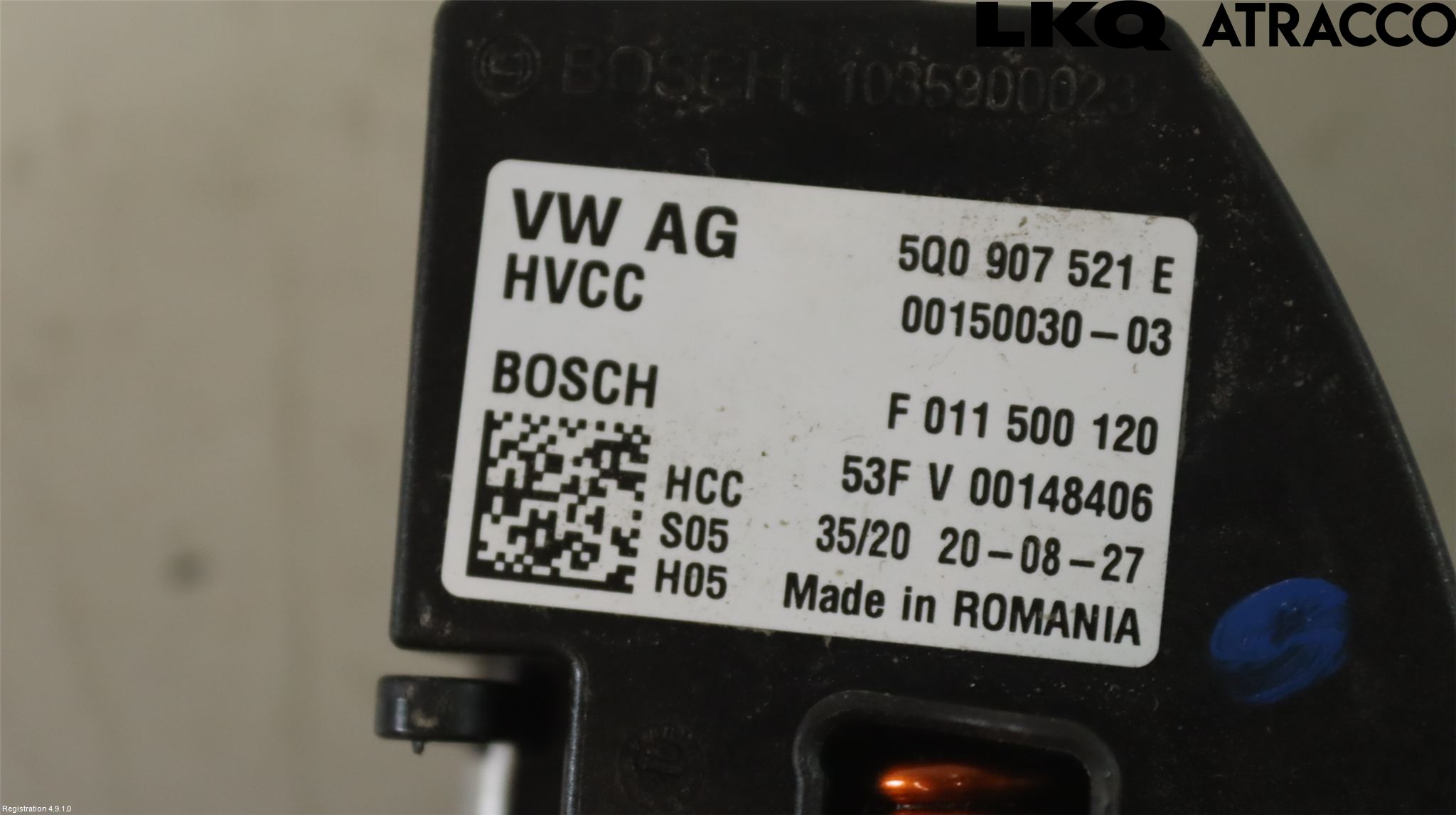 Volkswagen VW UP! / E-UP! Varmeapparat Viftemotstand