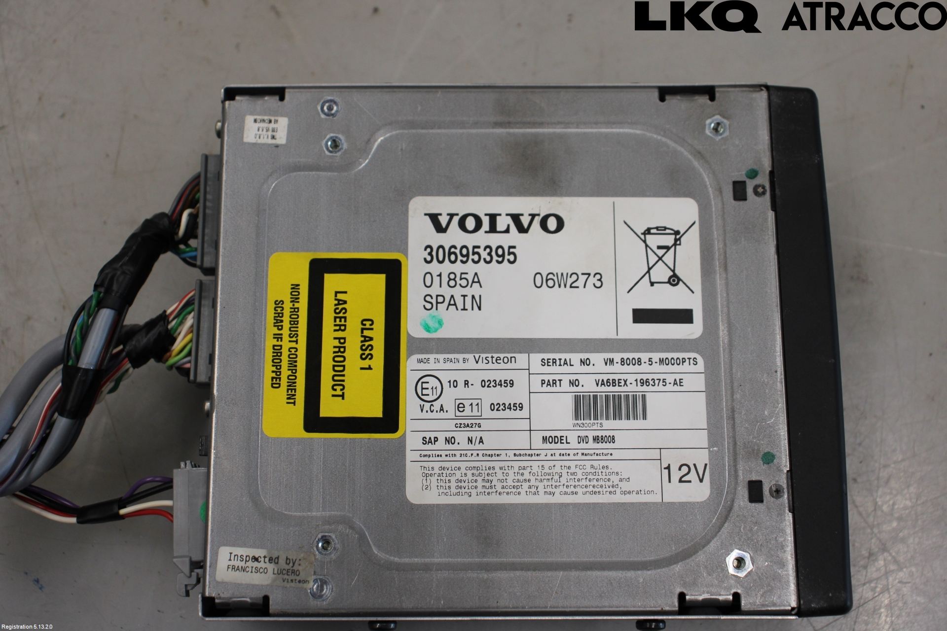 Volvo V70 05-08 Stereo Dvd Spiller
