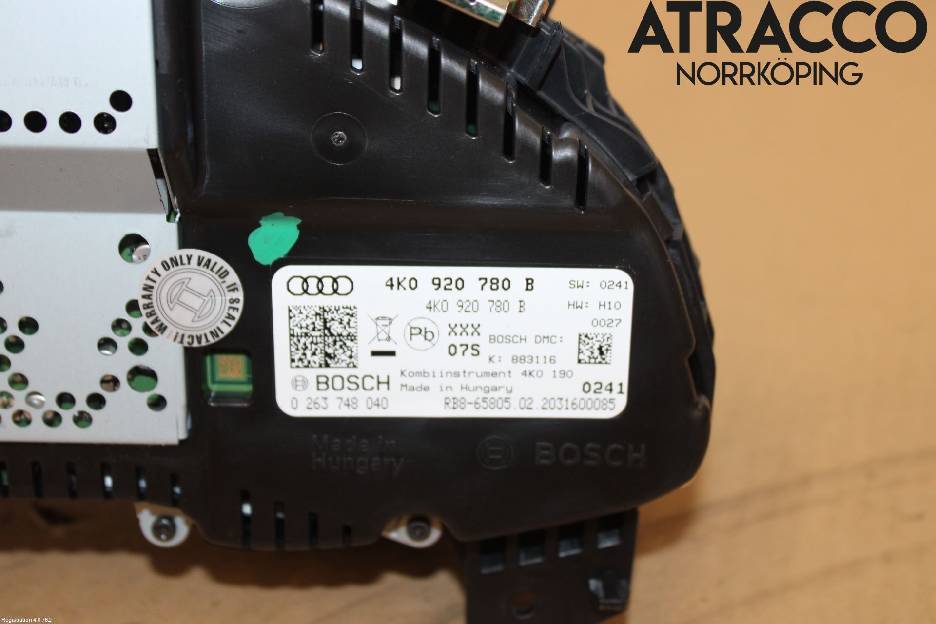 Audi A6 F2/C8 19- Instr Kombinert