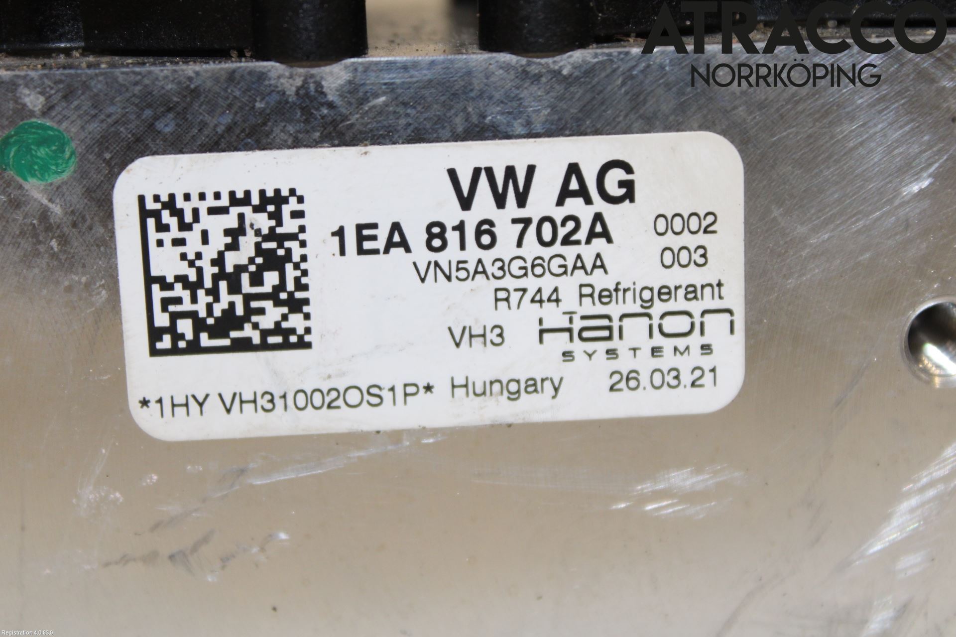 Volkswagen VW ID.3 21- Varme Ac Ekspansjonsventil