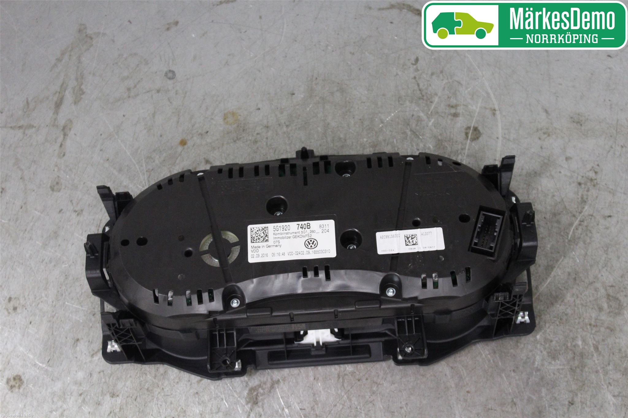 Volkswagen VW GOLF / E-GOLF VII 13-20 Instr Kombinert