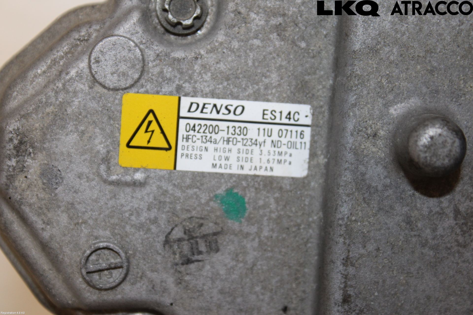 Toyota AURIS 13-19 Varme Ac Kompressor