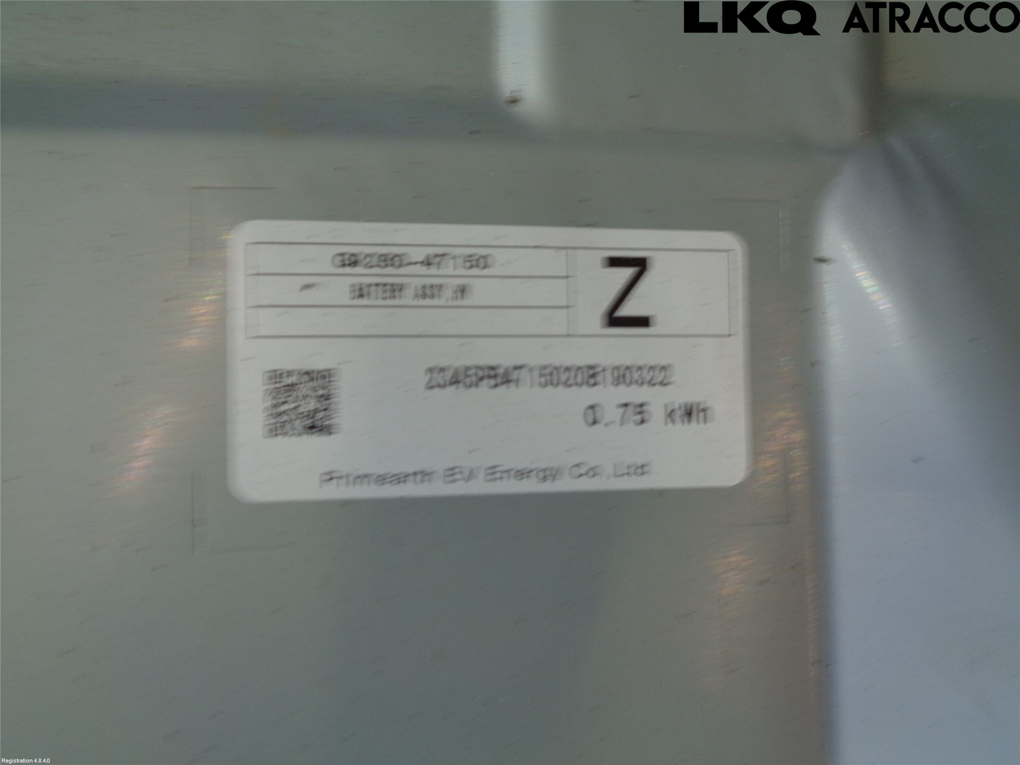 Toyota COROLLA 19- Hybrid Batteri