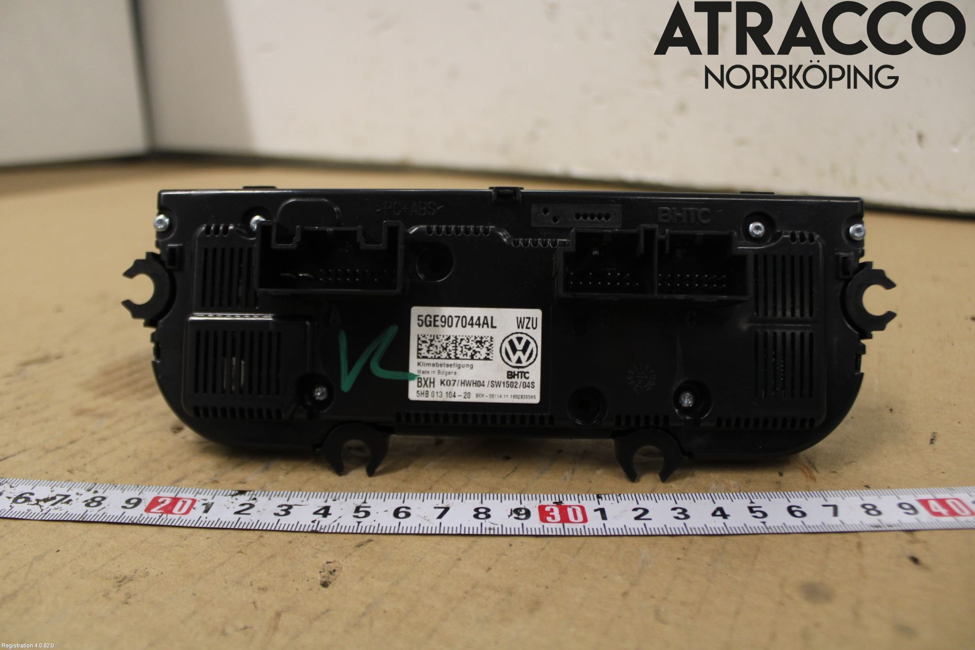 Volkswagen VW PASSAT 15-19 Varmeapparat Panel(Regulering)