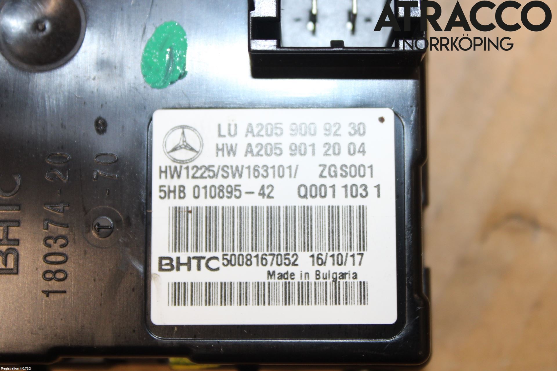 Mercedes-Benz MB C-KLASS (W205) 14-21 Styreenhet Øvrig