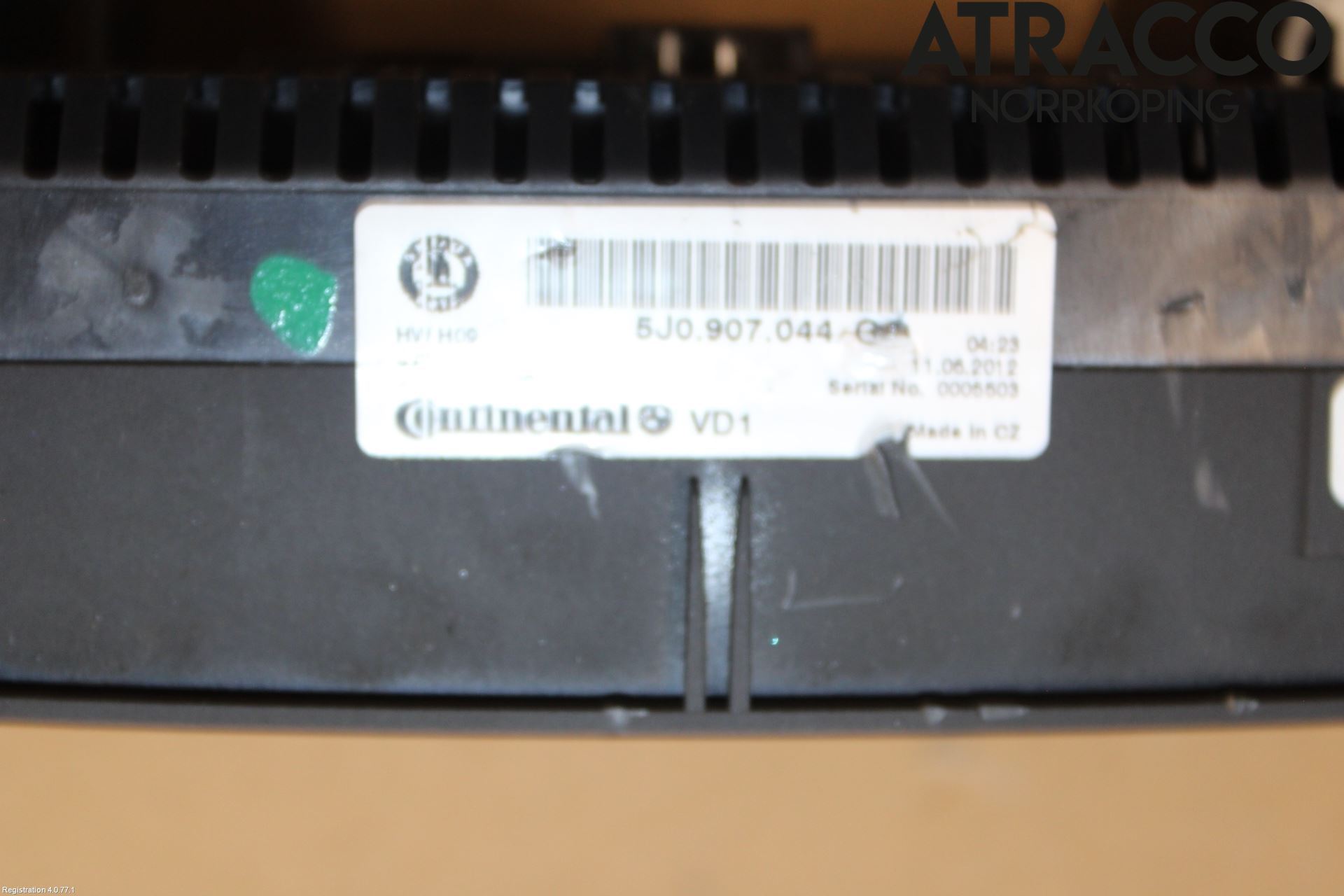 Skoda FABIA 07-14 Varmeapparat Panel(Regulering)