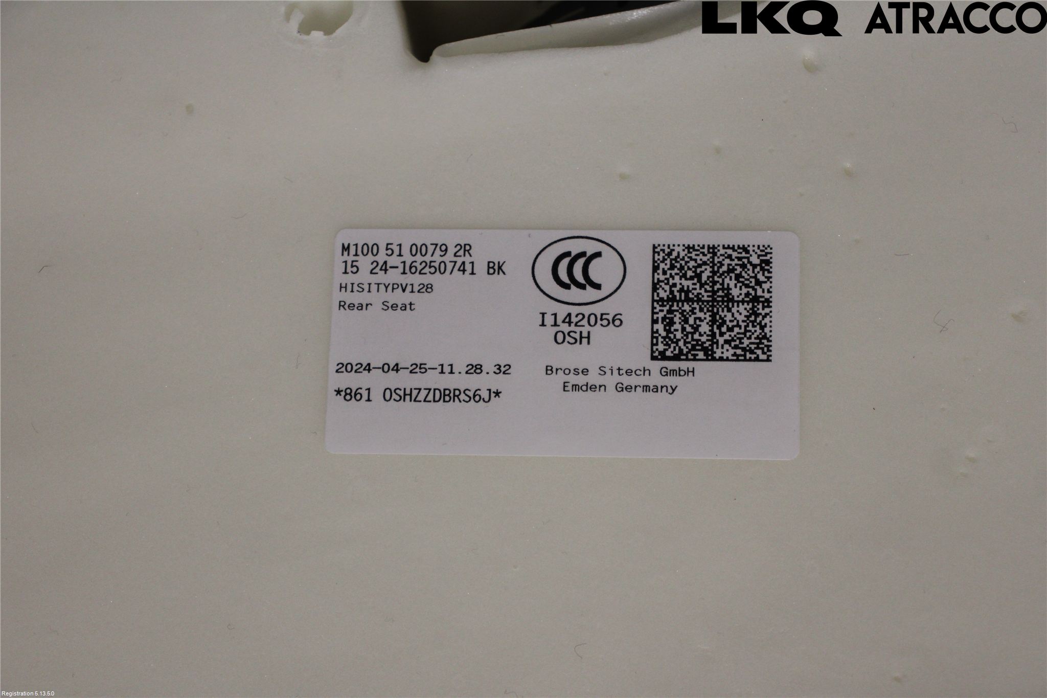 Volkswagen VW ID.4 21- Innr Sete Bak Sittepute