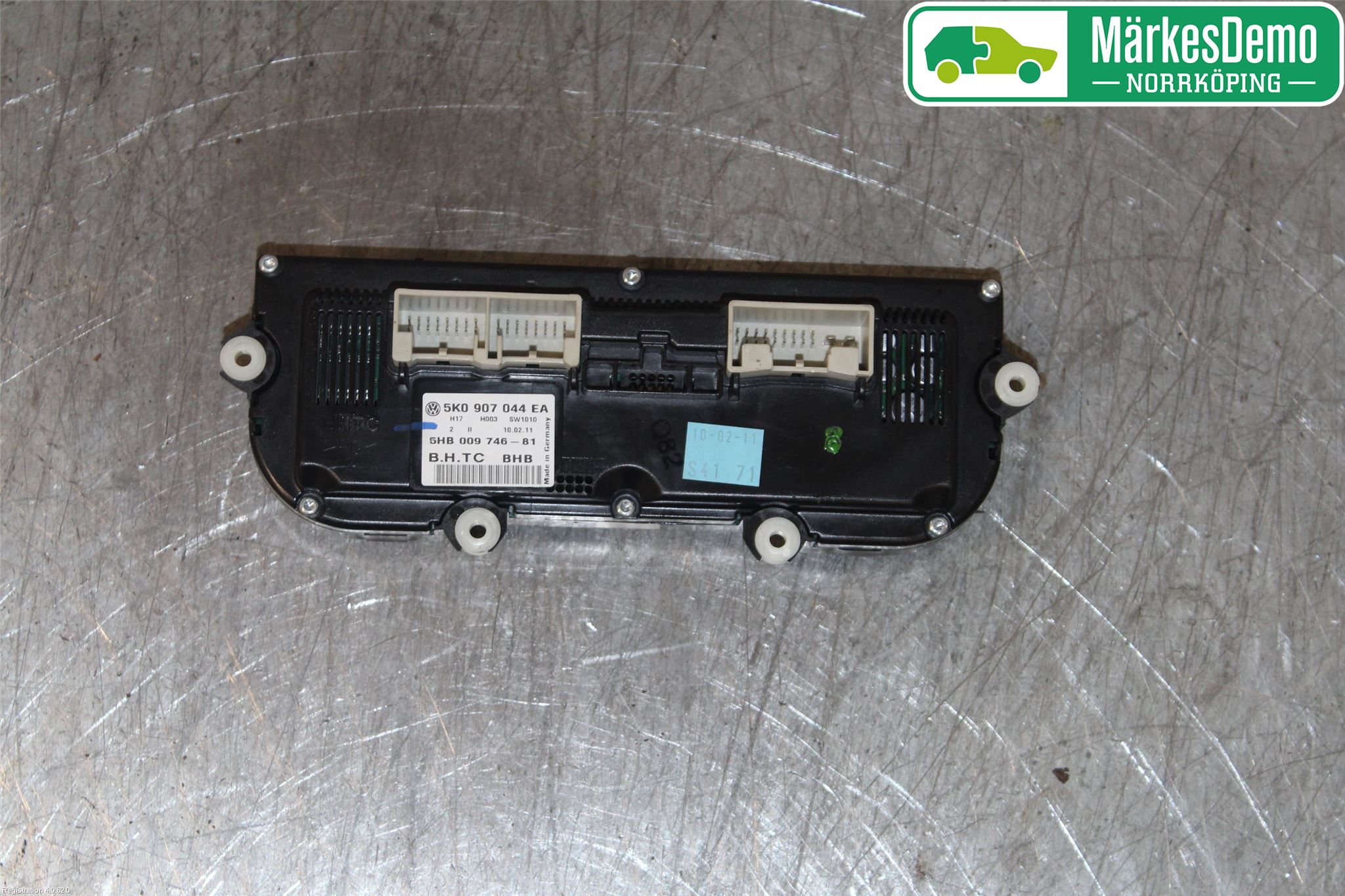 Volkswagen VW GOLF VI 09-13 Varmeapparat Panel(Regulering)