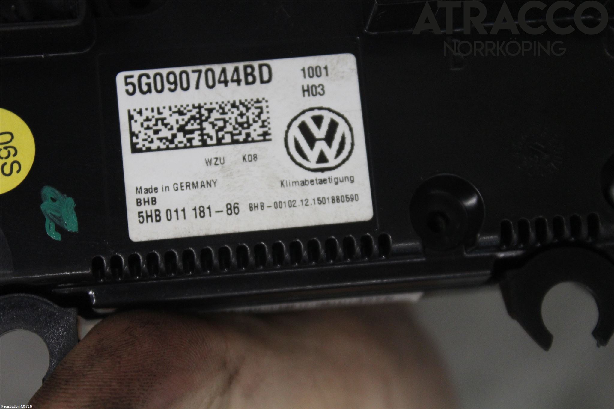 Volkswagen VW GOLF SPORTSVAN 15-20 Varmeapparat Panel(Regulering)