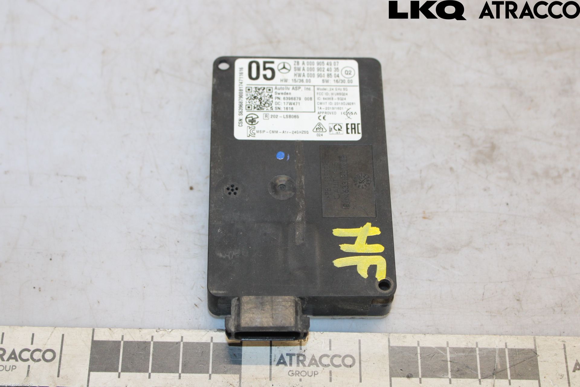 Mercedes-Benz MB GLC-KLASS (X253/C253) 15-22 Sensor Kollisjonsbeskyttelse