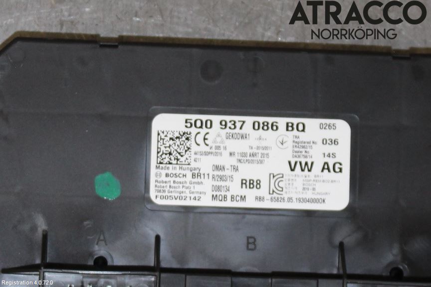 Volkswagen VW PASSAT 15-19 Styreenhet Klima