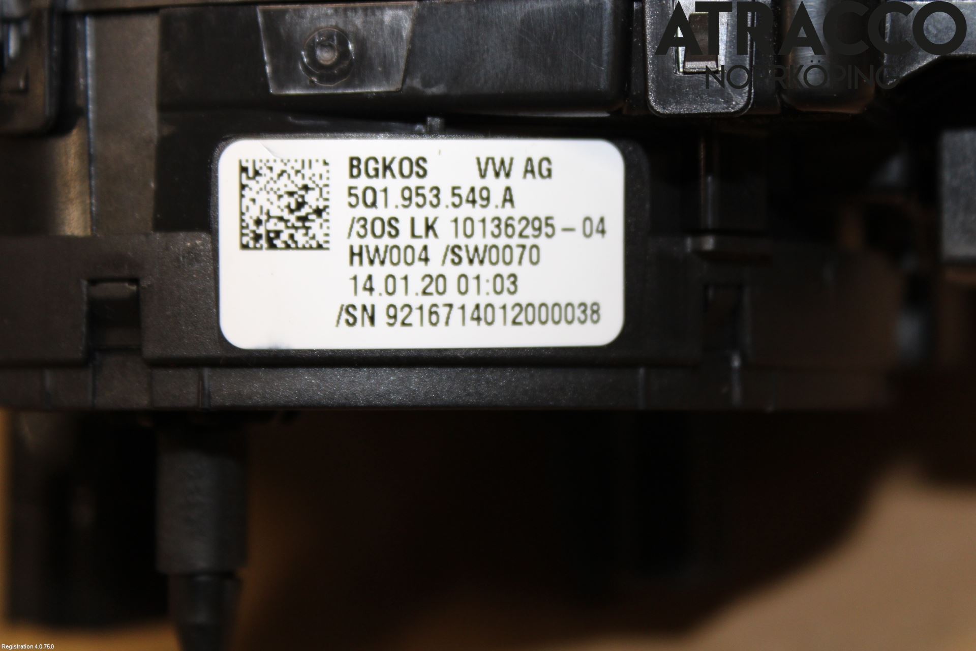 Volkswagen VW TIGUAN 16-24 Bryter Ratt Kombi H Og V