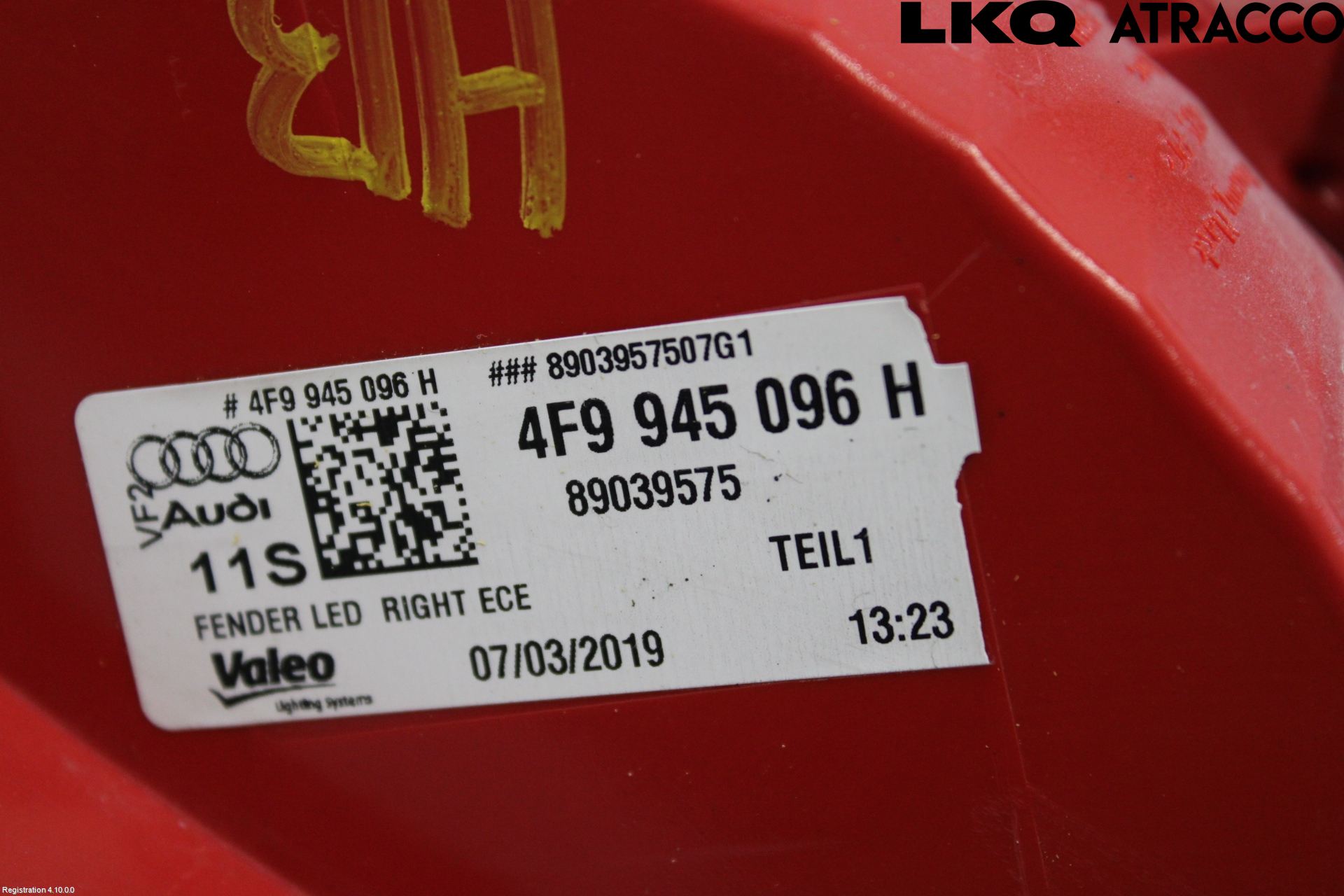 Audi A6/S6     05-11 Baklykt Høyre
